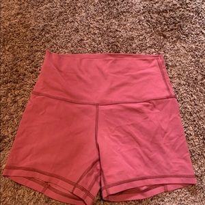 Pink lululemon align shorts 4” size 6